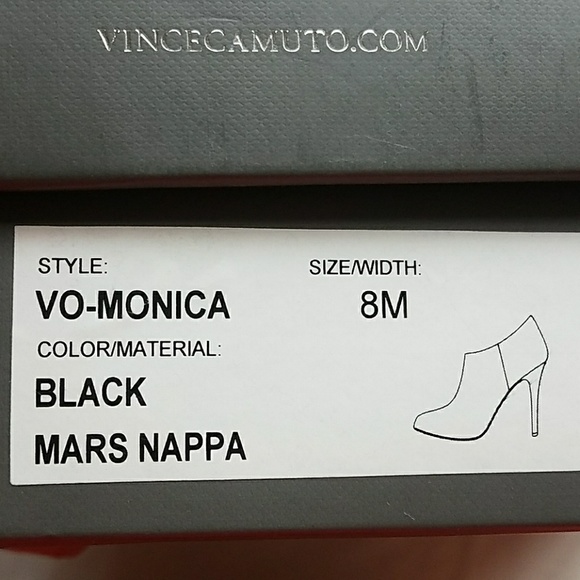 Vince Camuto Vo-Monica sz 8 Black booties - Picture 7 of 7